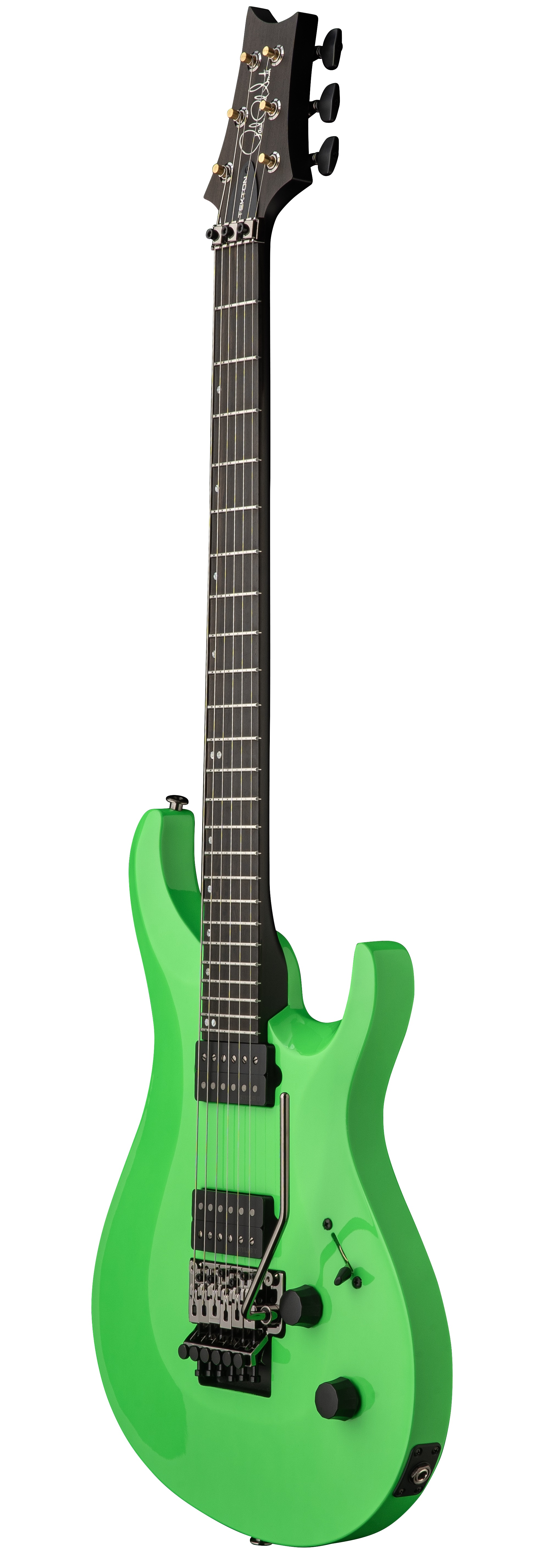 Tekton Floyd Black Satin Neck -  Neon Green
